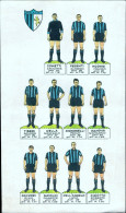 Bi1 Cartoncino Calciatori  Calcio Football Soccer Formazione Atalanta Anni 60 - Unclassified