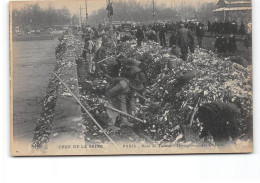 PARIS - Crue De La Seine - Pont De Tolbiac - Déversement Des Ordures - Très Bon état - Überschwemmung 1910