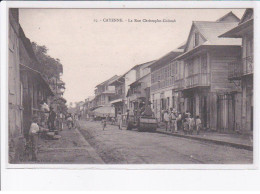 GUYANE: CAYENNE: La Rue Christophe-colomb, Rouleau Compresseur - Très Bon état - Cayenne