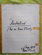 Maria Bach Handgeschriebene Komposition Hirtenlied 1958 - Scores & Partitions