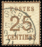 Obl.  7 + 7a  25c. Brun-noir + 25c. Brun Clair. 2 Valeurs. SUP. - Altri & Non Classificati