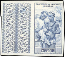 (*)  19  Poste Aérienne. Essai De Couleur En Bleu. Sans Valeurs Dans L - Otros & Sin Clasificación