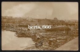 Porto * Foz Do Douro Cheia De 1909 * Destroços Da Corveta Estephania * Postal Fotográfico - Porto