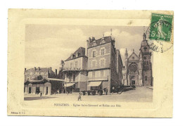 FOUGERES - EGLISE ST LEONARD ET HALLES AUX BLES - 35 - Fougeres