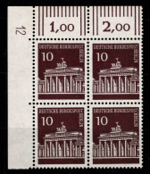Berlin 286 DZ Postfrisch ER-Vbl. Mit Druckerzeichen 12 Oben Links #NE223 - Autres & Non Classés
