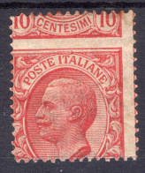 LEONI C.10 CON LA VARIETA' DENTELLATURA ORIZZONTALE FORTEMENTE SPOSTATA IN ALTO SASS 82nd MLH* NUOVO CON GOMMA ORIGINALE - Ongebruikt