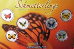Vanuatu Set   6 X 10 Vatu 2006 Butterflies - Vanuatu