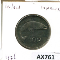10 PENCE 1976 IRELAND Coin #AX761.U.A - Ireland