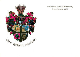 Linz Donau AT Burschen Und Altherrentag 1977 Wappen Der Burschenschaft - Autres & Non Classés