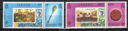 JERSEY 1983 SERIE EUROPA GRANDES OEUVRES DU GENIE HUMAIN   NEUF** YVERT N°293-96 - Jersey