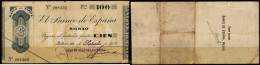 9423 ESPAÑA 1936 BANCO ESPAÑA BILBAO 100 PESETAS 1936 - Otros & Sin Clasificación