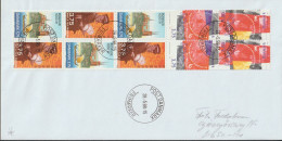 Denmark FDC 1998 Roskilde 1000 Years Booklet Pane. Postal Weight 0,04 Kg. Please Read Sales Conditions Under Image Of Lo - FDC