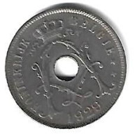 Belguim 25 Centimes 1929 Dutch Xf - 25 Centimes