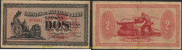 8352 ESPAÑA. Emisiones Locales Republicanas 1937 CONSEJO DE ASTURIAS Y LEON 2 PESETAS 1937 - Autres & Non Classés