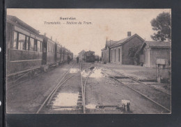 Cartolina Postcard Francia France Santvliet Tramstatie Station Du Tram CV56 - Otros & Sin Clasificación