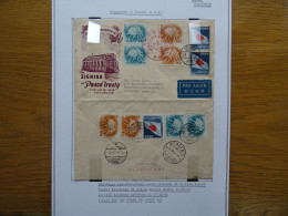 JAPON Lettre 1951 Signature Du Traité De Paix Voir 2 Scans - Briefe U. Dokumente