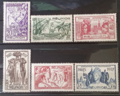 France 1937 Reunion N°149/54 (*) TB Cote 21€50 - 1937 Exposition Internationale De Paris