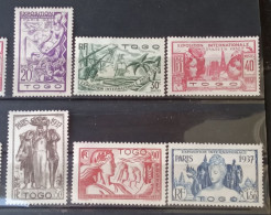 France 1937 Tog  N°165/70 (*) TB Cote 15€ - 1937 Exposition Internationale De Paris