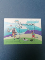 CONGO (1993) Minisheet YT N °59A - Nuevas/fijasellos