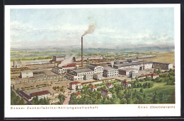AK Enns, Ennser Zuckerfabrik Aus Der Vogelschau - Autres & Non Classés