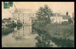* SAINT HIPPOLYTE - MOULIN DE LÈGE SUR L'INDRE - ST - 1908 - CP TAXÉE TIMBRE + CACHET - Sonstige & Ohne Zuordnung