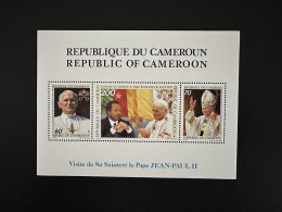 Cameroun Cameroon 1985 Mi. Bl. 24 Pape Jean-Paul II Papst Johannes Paul Pope John Paul - Popes