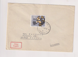 YUGOSLAVIA 1965 ZAGREB  Priority Cover To Switzerland - Covers & Documents