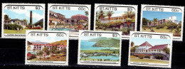 ST. KITS 1988 TURISMUS MI No 226-32 MNH VF!! - St.Kitts And Nevis ( 1983-...)