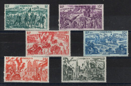 Cameroun - YV PA 32 à 37 N* MH , Tchad Au Rhin Complète , Cote 15 Euros - Airmail