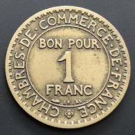 Pièce De Monnaie France - 1923 - 1 Franc Chambres De Commerce - (N0943) - 1 Franc