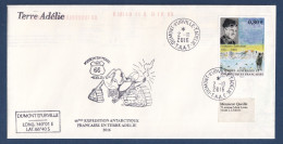TAAF - Lettre - YT N° 746 - François Tabuteau - Mission En Terre Adélie - TA 66 ème Expédition - 2016 - Covers & Documents