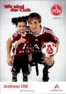 Autogrammkarte Fußballer Andreas Ottl Und Francesca, 1. FC Nürnberg, Autogramm - Authographs
