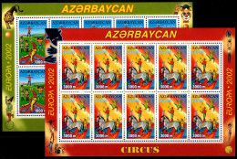 Aserbaidschan 513-514 Postfrisch Als Kleinbögen, Cept 2002 #NV612 - Azerbaïdjan