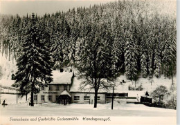 Hirschsprung Ferienheim Und Gaststaette Ladenmuehle Handabzug - Altenberg