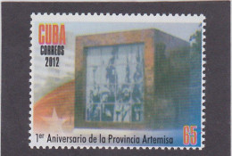 Cuba 1er Aniversario De La Provincia Artemisa 2012 MNH - Neufs