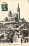 CPA Marseille Nontre Dame De La Garde - Notre-Dame De La Garde, Ascenseur