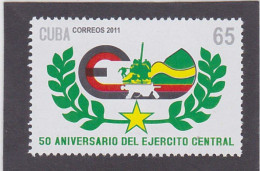 Cuba 50 Aniversario Del Ejercito Central 2011 MNH - Neufs