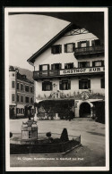 AK St. Gilgen, Mozartbrunnen Und Gasthof Zur Post - Other & Unclassified