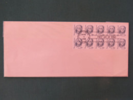 USA 1993 FDC Cover Charlottesville - Thomas Jefferson 10 Stamps - Briefe U. Dokumente