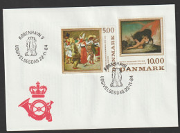 Denmark FDC 1984 Paintings. Postal Weight 0,04 Kg. Please Read Sales Conditions Under Image Of Lot (Kasse16-354) - FDC