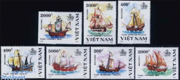 Vietnam 1991 Columbus 7v, Mint NH, History - Transport - Explorers - Ships And Boats - Explorers