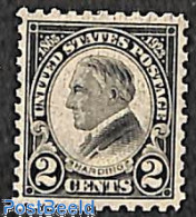 United States Of America 1923 Pres. Harding 1v, Perf. 10, Unused (hinged) - Ongebruikt