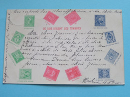 Ce Que Disent Des Timbres ( Edit.: ? ) Anno 1900 ( Zie / Voir SCANS ) ! - Postzegels (afbeeldingen)
