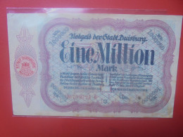 DUISBURG 1 MILLION MARK 1923 (B.36) - [11] Local Banknote Issues