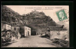CPA La Ribeyre, L`Auvergne Pittoresque, Vue Générale Et Saint Yvoine - Auvergne Types D'Auvergne