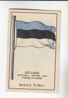 Massary Estland National Kriegs Und Handelsflagge Serie 6 #1 Von 1929 - Zigarettenmarken
