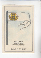 Massary Estland Wimpel Des Staatsältesten  Serie 6 #2 Von 1929 - Zigarettenmarken