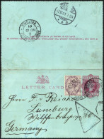 BRITISCHE MILITÃRPOST 65 BRIEF, 1901, 1 P. KÃ¶nigin Victoria Auf Privatbrief Eines Deutschen Siedlers, BefÃ¶rdert Durch - Gebruikt