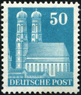 AMERIK. U. BRITISCHE ZONE 92eg *, 1948, 50 Pf. Eng GezÃ¤hnt, Falzrest, Pracht, Mi. 90.- - Andere & Zonder Classificatie
