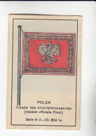 Massary Polen Flagge Des Staatspräsidenten  ( Neuste Offizielle Form ) Serie 9 #1a  Von 1929 - Zigarettenmarken